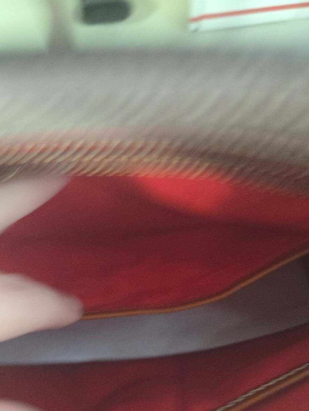 Dooney & Bourke Small Lexington Light Gray Tote with Brown Straps - Picture 3 of 6